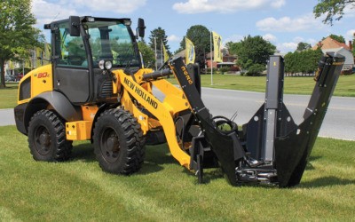 New Holland kompaktradlader tuning